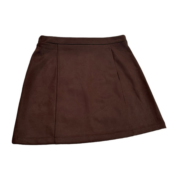 Marc New York by Andrew Marc Chocolate Brown Skirt Size Medium - Picture 3 of 14